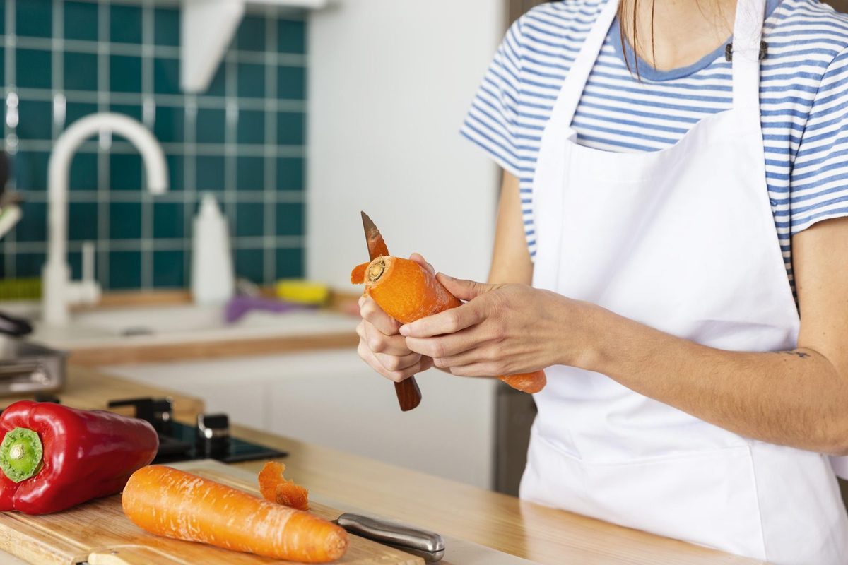 Manipulación higiénica de alimentos en cocina institucional