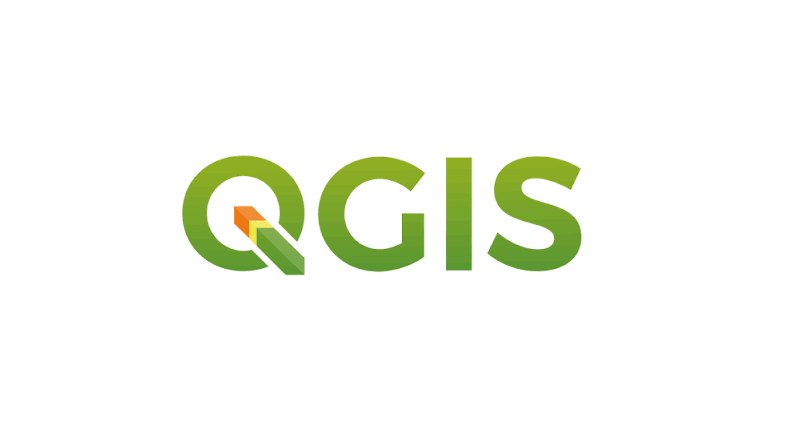 Logotipo verde de QGIS sobre fondo blanco